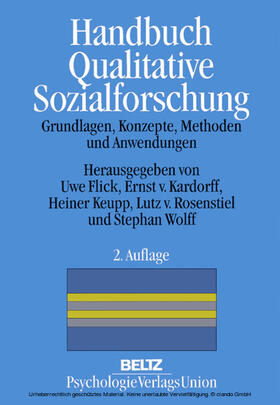 Flick / Wolff / Keupp | Handbuch Qualitative Sozialforschung | E-Book | sack.de