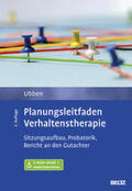 Ubben |  Planungsleitfaden Verhaltenstherapie | Buch |  Sack Fachmedien