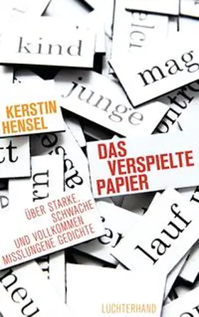 Hensel |  Das verspielte Papier | Buch |  Sack Fachmedien