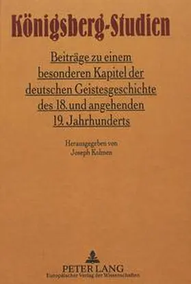 Kohnen |  Königsberg-Studien | Buch |  Sack Fachmedien