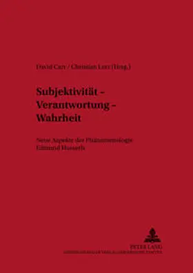 Lotz / Carr |  Subjektivität - Verantwortung - Wahrheit | Buch |  Sack Fachmedien