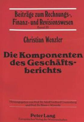 Wenzler / Coenenberg / Wysocki | Die Komponenten des Geschäftsberichts | Buch | 978-3-631-46588-2 | sack.de