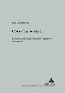 Cuartero Otal |  Cosas que se hacen | Buch |  Sack Fachmedien