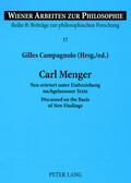 Campagnolo |  Carl Menger | Buch |  Sack Fachmedien