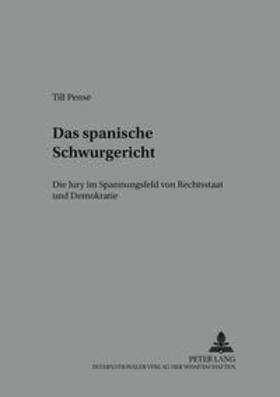 Pense | Das spanische Schwurgericht | Buch | 978-3-631-53663-6 | sack.de