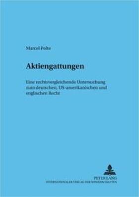 Polte | Aktiengattungen | Buch | sack.de