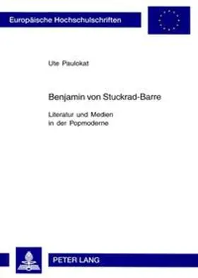 Paulokat |  Benjamin von Stuckrad-Barre | Buch |  Sack Fachmedien