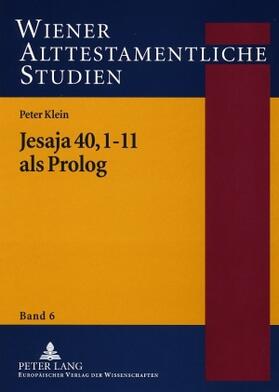 Klein | Jesaja 40,1-11 als Prolog | Buch | 978-3-631-57227-6 | sack.de