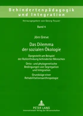 Greve |  Das Dilemma der sozialen Ökologie | Buch |  Sack Fachmedien