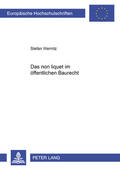 Wernitz |  Das non liquet im öffentlichen Baurecht | Buch |  Sack Fachmedien