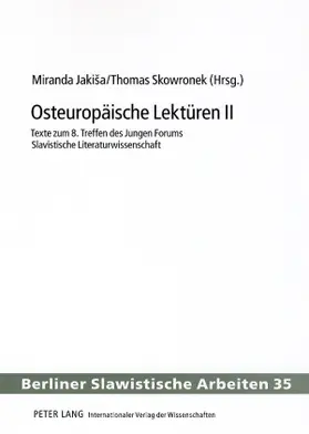 Skowronek / Jakisa |  Osteuropäische Lektüren II | Buch |  Sack Fachmedien
