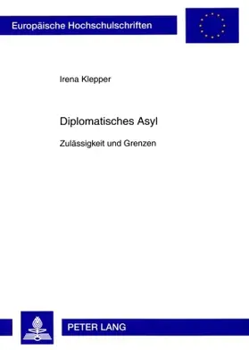 Klepper |  Diplomatisches Asyl | Buch |  Sack Fachmedien