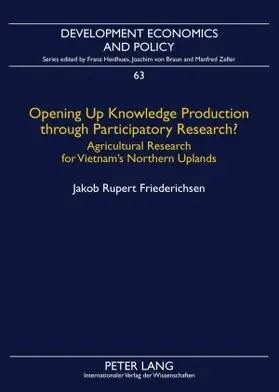Friederichsen |  Opening Up Knowledge Production through Participatory Research? | Buch |  Sack Fachmedien