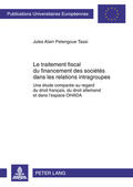 Petengoue Tassi |  Le traitement fiscal du financement des sociétés dans les relations intragroupes | Buch |  Sack Fachmedien