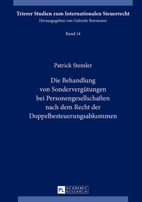 Stemler | Stemler, P: Behandlung von Sondervergütungen bei Personenges | Buch | 978-3-631-62641-2 | sack.de