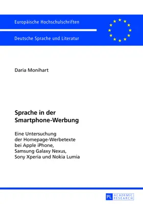Monihart M.A. |  Sprache in der Smartphone-Werbung | Buch |  Sack Fachmedien
