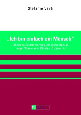 Vavti |  «Ich bin einfach ein Mensch» | Buch |  Sack Fachmedien