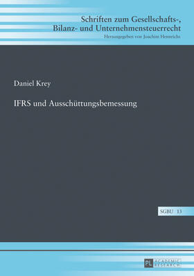 Krey | IFRS und Ausschüttungsbemessung | Buch | sack.de