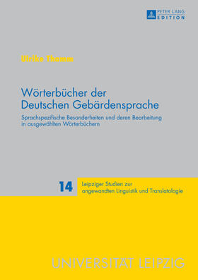 Thamm | Wörterbücher der Deutschen Gebärdensprache | Buch | 978-3-631-65199-5 | sack.de