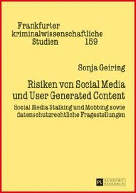 Geiring | Risiken von Social Media und User Generated Content | Buch | 978-3-631-72224-4 | sack.de