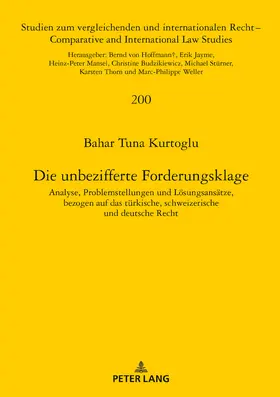 Kurtoglu | Die unbezifferte Forderungsklage | Buch | 978-3-631-73137-6 | sack.de
