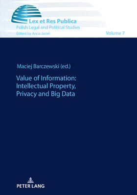 Barczewski | Value of Information: Intellectual Property, Privacy and Big Data | Buch | sack.de