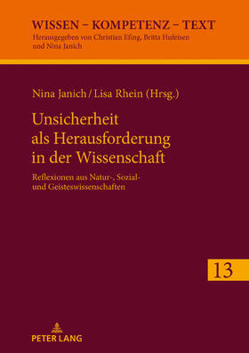 Janich / Rhein | Unsicherheit als Herausforderung für die Wissenschaft | Buch | 978-3-631-76104-5 | sack.de