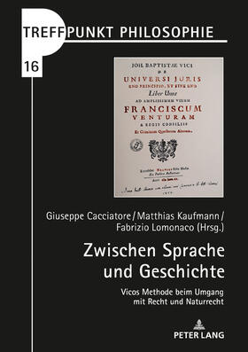 Lomonaco / Kaufmann / Cacciatore | Zwischen Sprache und Geschichte | Buch | sack.de