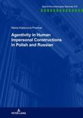 Prenner |  Agentivity in Human Impersonal Constructions in Polish and Russian | Buch |  Sack Fachmedien