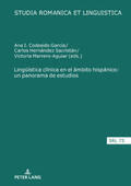 Hernández Sacristán / Codesido García / Marrero-Aguiar |  Lingüística clínica en el ámbito hispánico: un panorama de estudios | Buch |  Sack Fachmedien