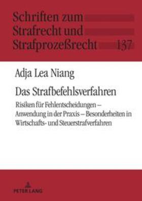 Niang | Das Strafbefehlsverfahren | Buch | 978-3-631-89711-9 | sack.de