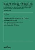Zhao |  Bankenaufsichtsrecht in China und Deutschland | Buch |  Sack Fachmedien