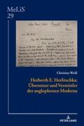 Weiß |  Herberth E. Herlitschka: Übersetzer und Vermittler der anglophonen Moderne | Buch |  Sack Fachmedien