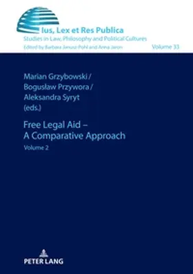 Grzybowski / Syryt / Przywora |  Free Legal Aid - A Comparative Approach | Buch |  Sack Fachmedien