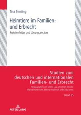 Semling | Heimtiere im Familien- und Erbrecht | Buch | 978-3-631-91100-6 | sack.de