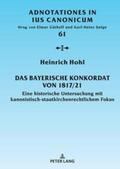 Hohl |  Das Bayerische Konkordat von 1817/21 | Buch |  Sack Fachmedien
