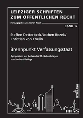 Rozek / von Coelln / Detterbeck |  Brennpunkt Verfassungsstaat | Buch |  Sack Fachmedien
