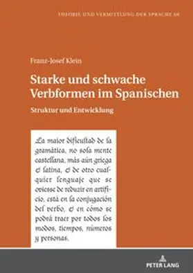 Klein |  Starke und schwache Verbformen im Spanischen | Buch |  Sack Fachmedien
