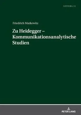 Markewitz |  Zu Heidegger - Kommunikationsanalytische Studien | Buch |  Sack Fachmedien