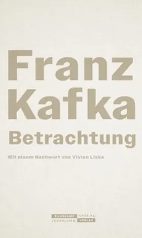 Kafka | Betrachtung | E-Book | www.sack.de