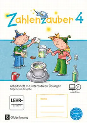 Betz / Dolenc-Petz / Bezold |  Zahlenzauber  4. Schuljahr - Allgemeine Ausgabe - Arbeitsheft mit interaktiven Übungen auf scook.de | Buch |  Sack Fachmedien