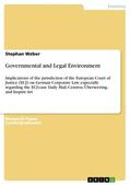 Weber |  Governmental and Legal Environment | eBook | Sack Fachmedien