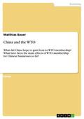 Bauer |  China and the WTO | eBook | Sack Fachmedien