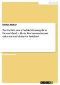 Weber |  Zur Gefahr eines Fachkräftemangels in Deutschland – Akute Wachstumsbremse oder nur ein kleineres Problem? | eBook | Sack Fachmedien