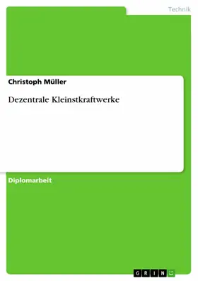 Müller |  Dezentrale Kleinstkraftwerke | eBook | Sack Fachmedien