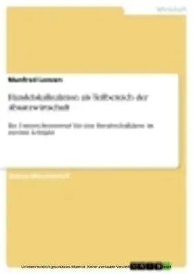 Lenzen |  Handelskalkulation als Teilbereich der Absatzwirtschaft | eBook | Sack Fachmedien