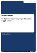 Schneider |  Rückgewinnungsplanung in geschlossenen Supply Chains | eBook | Sack Fachmedien