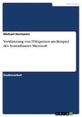 Hermanns |  Verifizierung von IT-Experten am Beispiel des Systemhauses Microsoft | eBook | Sack Fachmedien