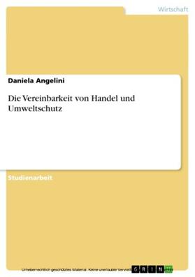 Angelini | Die Vereinbarkeit von Handel und Umweltschutz | E-Book | sack.de
