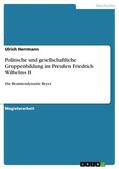 Herrmann |  Politische und gesellschaftliche Gruppenbildung im Preußen Friedrich Wilhelms II | eBook | Sack Fachmedien